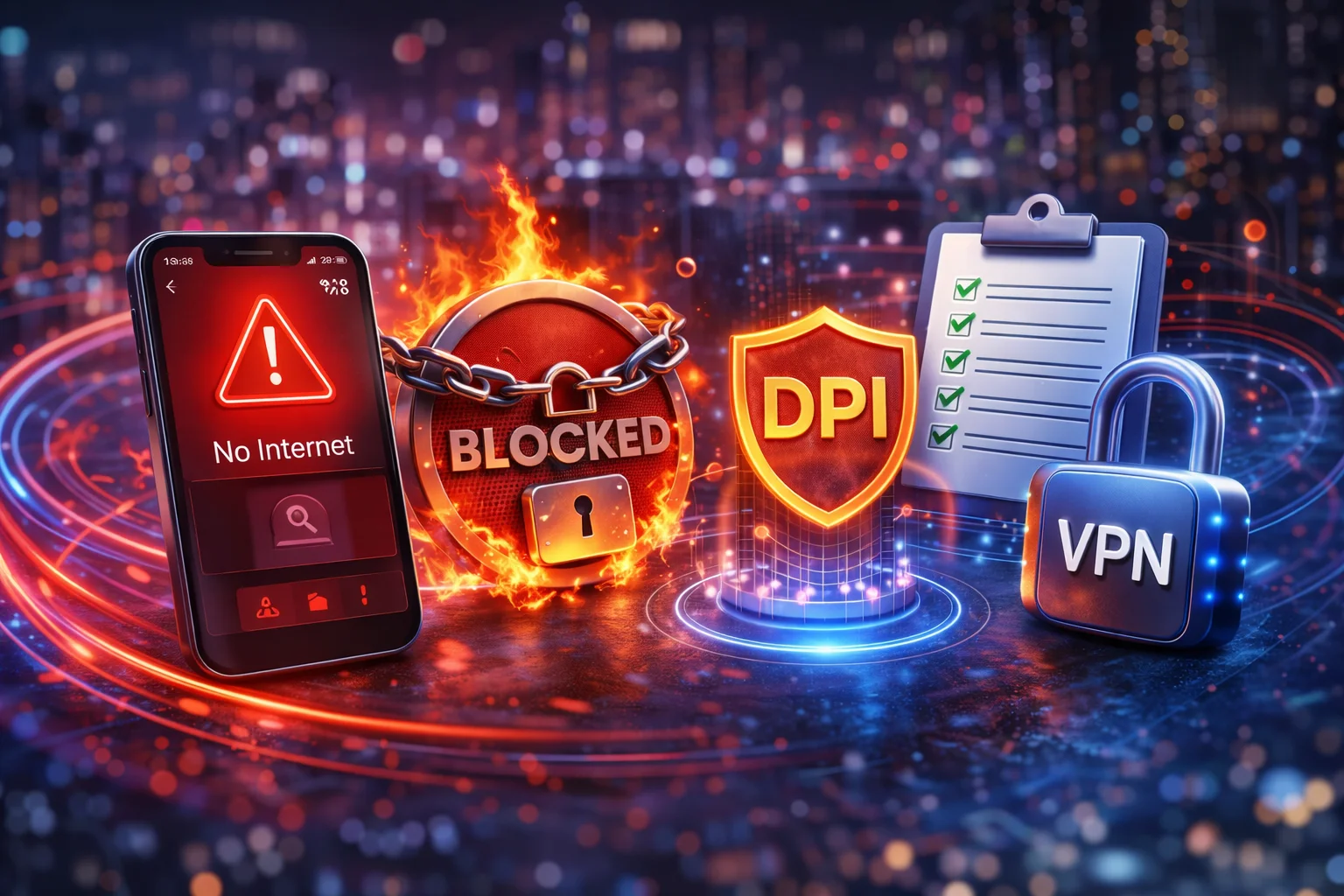 Не работает мобильный интернет в 2026 — что делать? Белые списки и обход DPI