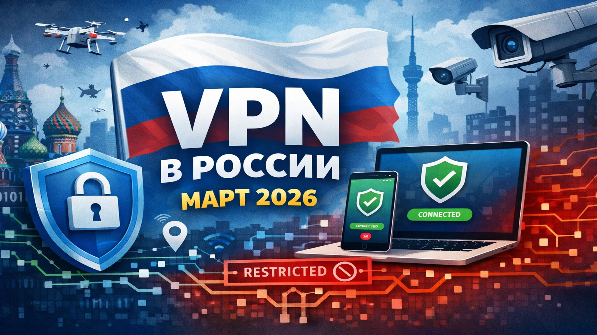 Какой бесплатный VPN работает в России в марте 2026 года
